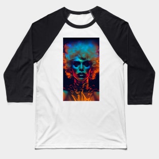 Psychedelic Drag Queen Baseball T-Shirt